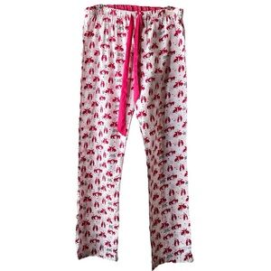 New PINK Victoria’s Secret 2010 Love Kiss Me PJ Pajama Pants Small Vintage Y2K